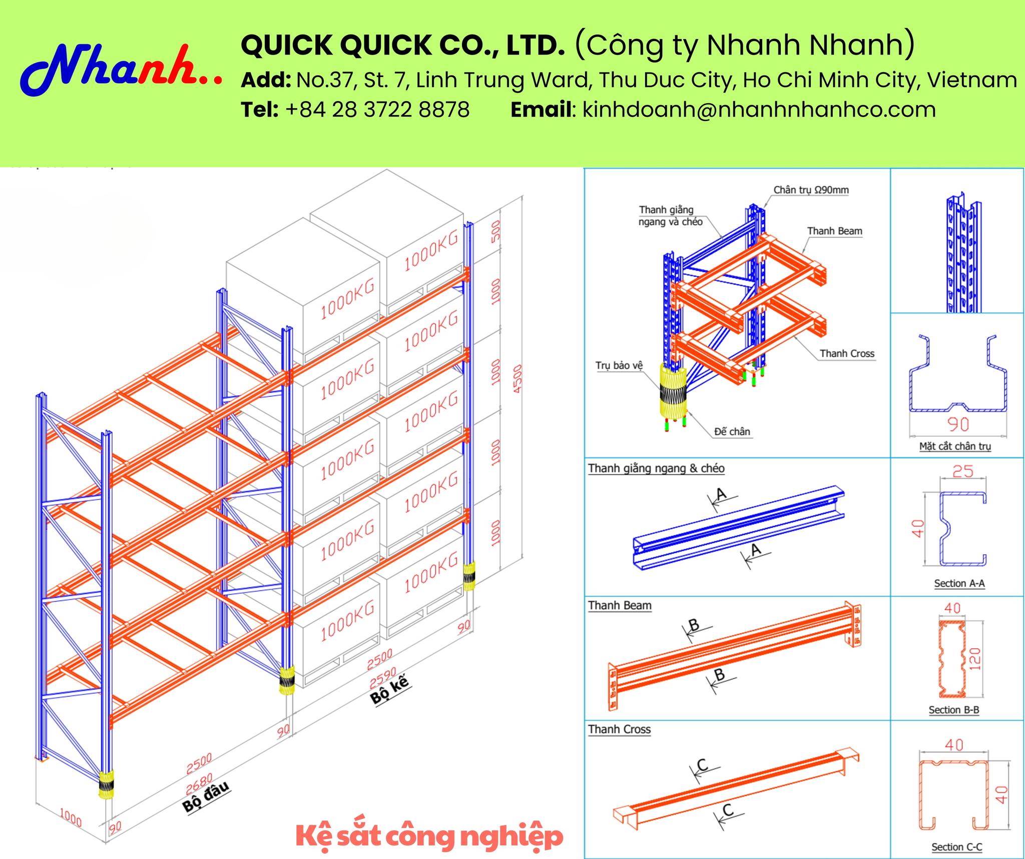 THÁNG 06.2025 - LẮP ĐẶT KỆ SẮT CÔNG NGHIỆP - KHÁCH HÀNG KCN AMATA