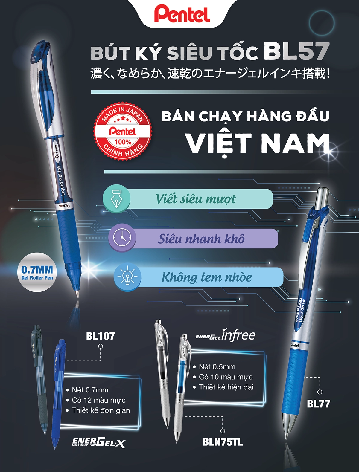 but-gel-bam-pentel-energel-chinh-hang