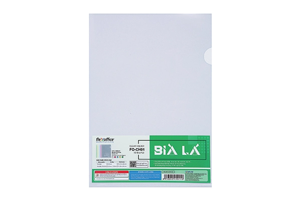 Transparent Flexoffice Thien Long A4 clear holder for office documents