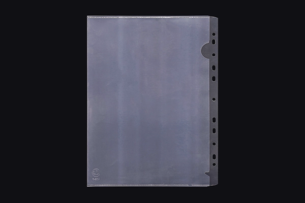 Transparent LD A4 punched edge clear holder integrated with a convenient 11-hole spine for office use