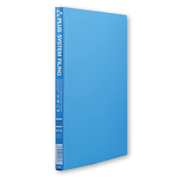 Blue Plus A4 Letter plastic report file 82-V64 specialized for office document storage