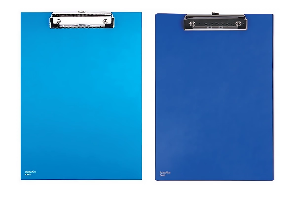 Bìa trình ký đơn Simili Flexoffice FO-CB02 khổ A4 màu xanh dương và xanh dương đậm chính hãng Thiên Long