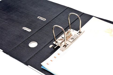 Strong Lever Arch Mechanism with a Secure Paper Clamp