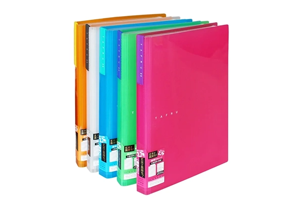 King Jim Tafru A4 thick clear books with prominent color ranges neatly arranged 