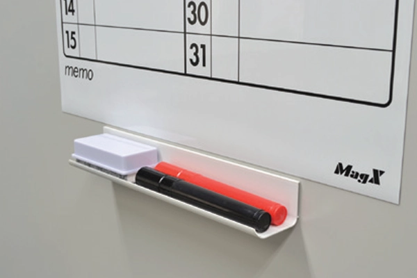 Khay để dụng cụ có nam châm MagX MMT2340 thiết kế chữ L hít bảng từ văn phòng