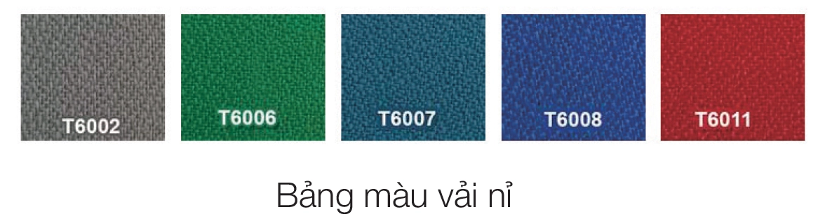 Mẫu màu vải nỉ cho bảng