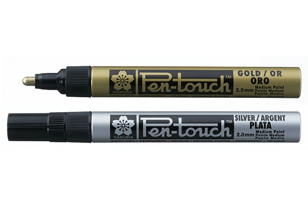 Bút đánh dấu Pen Touch Sakura nét 2.0mm đầu tròn lớn viết đa bề mặt