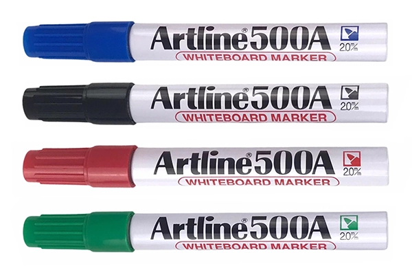 Bút lông bảng Artline EK-500A vỏ kim loại nét 2.0mm đủ màu