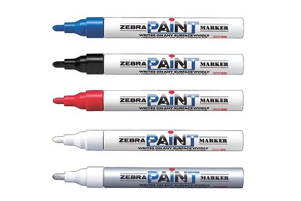 Bút sơn Zebra Paint Marker MOP-200MZ nét 1.5mm màu xanh dương đánh dấu công nghiệp