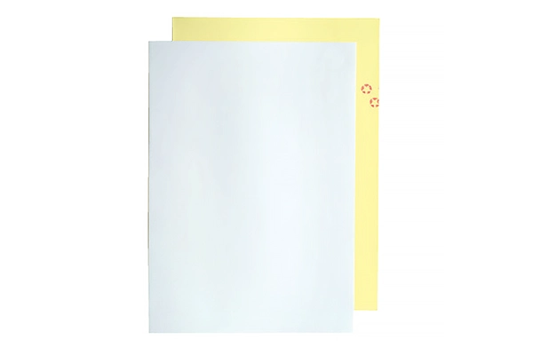 Giấy decal láng đế vàng A4 AL-SE đóng gói bao 50 tờ bề mặt trắng bóng chuyên dụng cho in ấn tem nhãn văn phòng