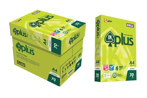Thùng giấy in IK Plus A4 định lượng 70gsm nhập khẩu Indonesia chính hãng