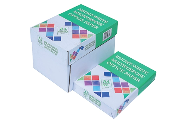 Thùng và ream giấy in đa năng Bright White A4 70gsm nhập khẩu Indonesia chính hãng