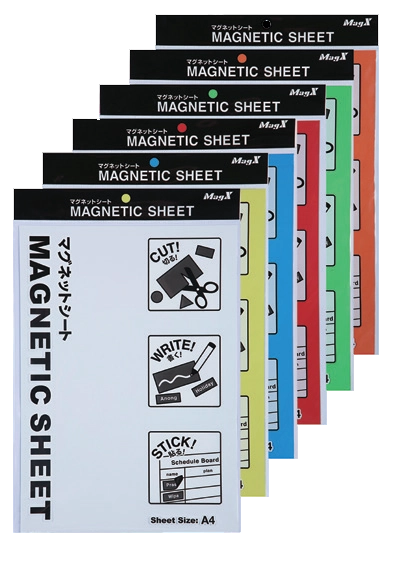 Nam châm nhựa dạng tấm màu khổ A4 (T0.75 x W210 x L297 mm)