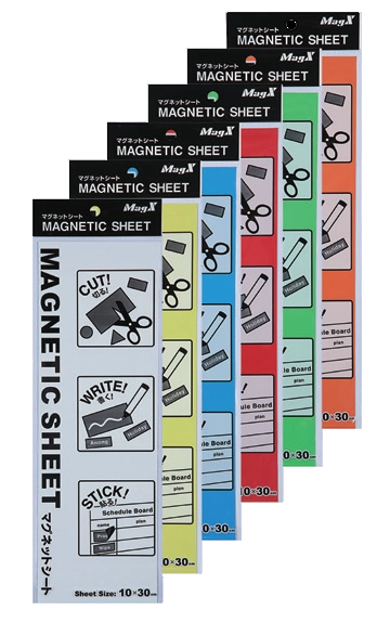 Nam châm nhựa dạng tấm màu (T0.75 x W100 x L300 mm) (T0.75 x W210 x L297 mm)