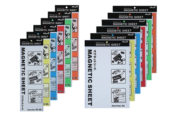 Nam châm phủ Film PVC (Magnet Sheet with PVC) nhiều màu