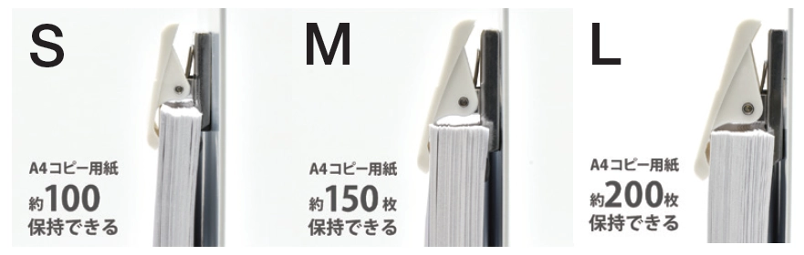 Kẹp giấy nam châm MagX màu trắng size S M L hít chắc chắn trên bề mặt sắt