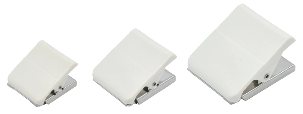 Kẹp giấy nam châm MagX màu trắng size S M L hít chắc chắn