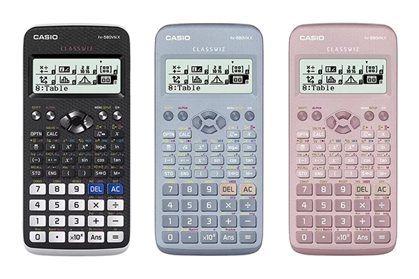 Máy tính điện tử khoa học Casio fx-580VN X phiên bản màu Đen, Xanh và Hồng