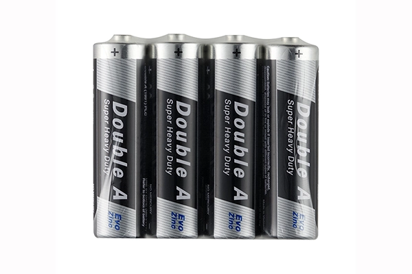 Vỉ 4 viên pin Double A Evo Zinc AA 1.5V Super Heavy Duty chính hãng